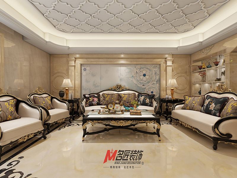 揭陽(yáng)市揭西碧桂園歐式風(fēng)格三居室裝修案例