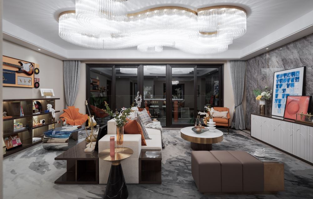 佛山市方直·瓏湖灣北歐風(fēng)格三居室裝修案例