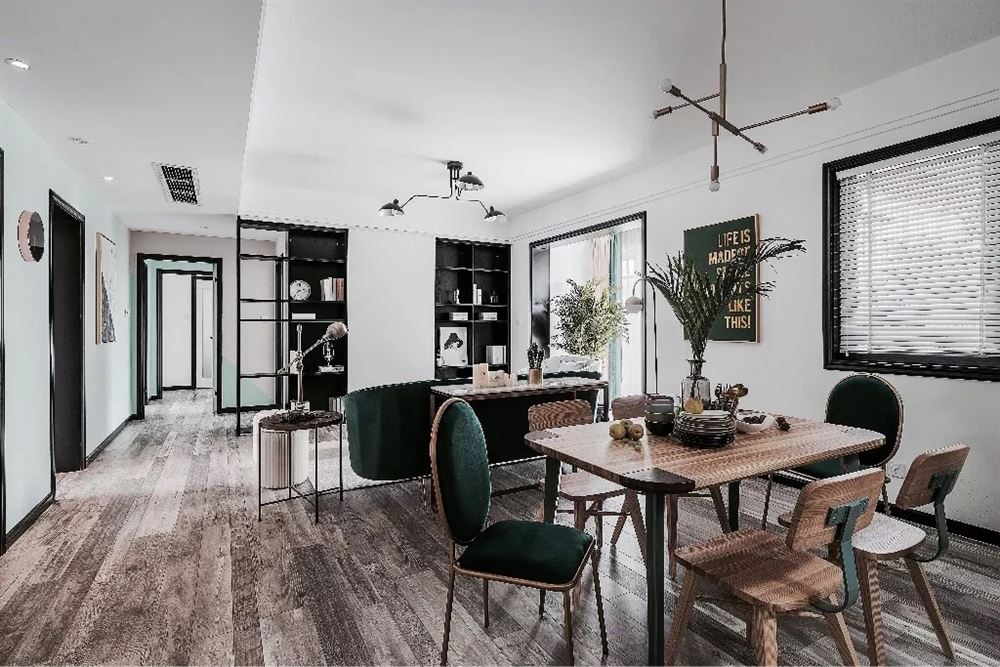 佛山市朝安金茂悅北歐風(fēng)格三居室裝修案例