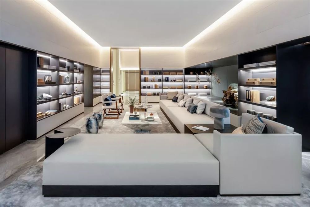 江門市春曉園新中式風(fēng)格四居室裝修案例