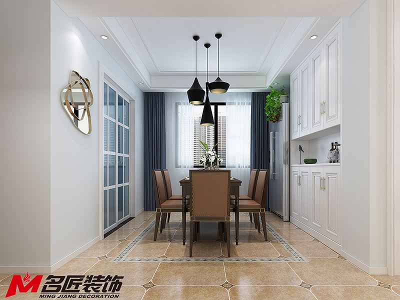 湖州市綠城龍王溪小鎮(zhèn)現(xiàn)代簡約風格二居室裝修案例