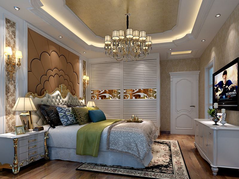 佛山市雅居樂萬象郡歐式風(fēng)格四居室裝修案例