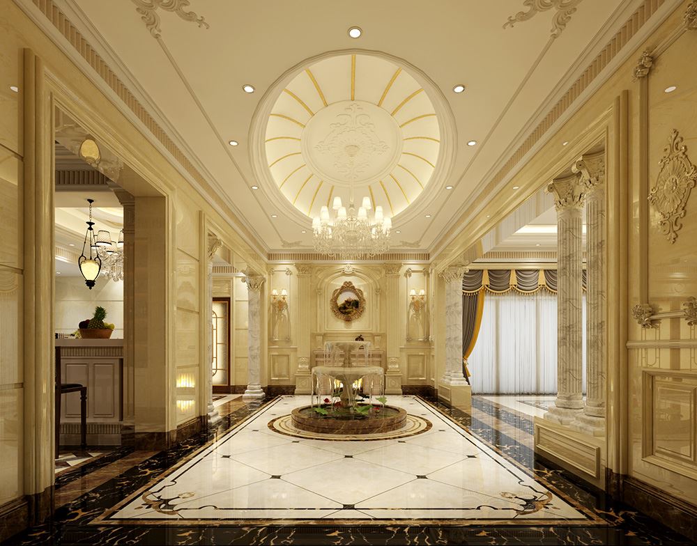 佛山市招商城市主場(chǎng)歐式風(fēng)格別墅裝修案例