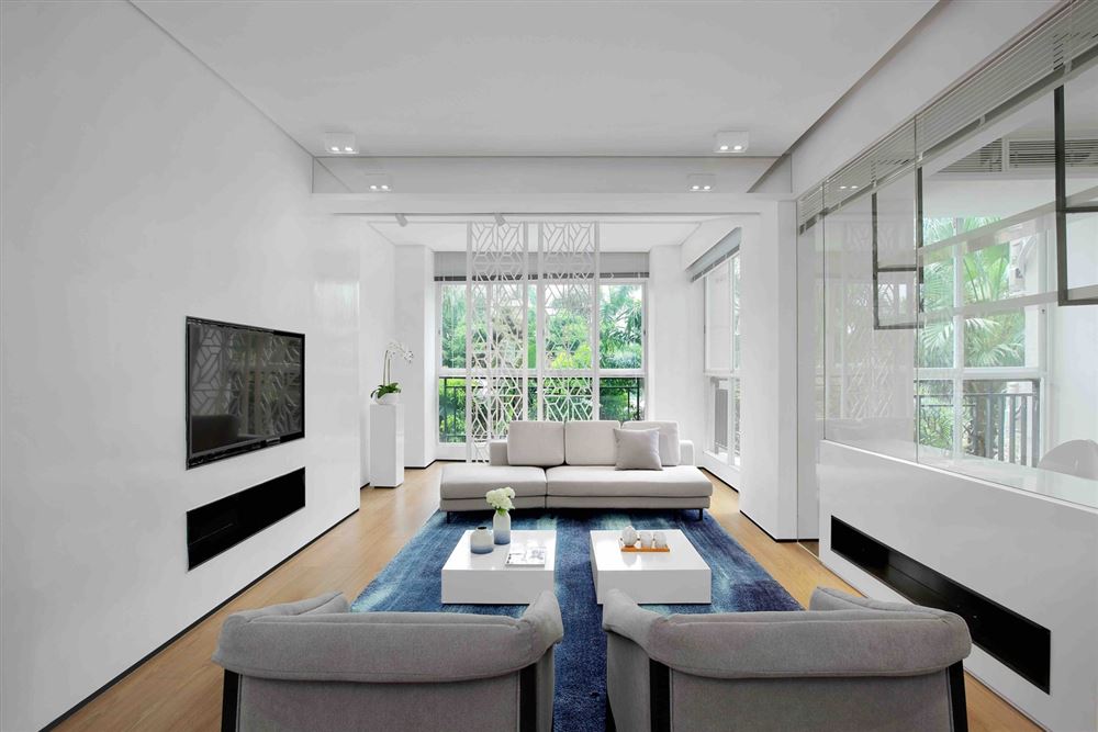 佛山市金地藝境天成現(xiàn)代簡約風(fēng)格三居室裝修案例