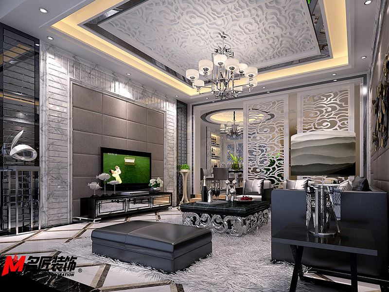 河源市百利保花園現(xiàn)代簡(jiǎn)約風(fēng)格別墅裝修案例