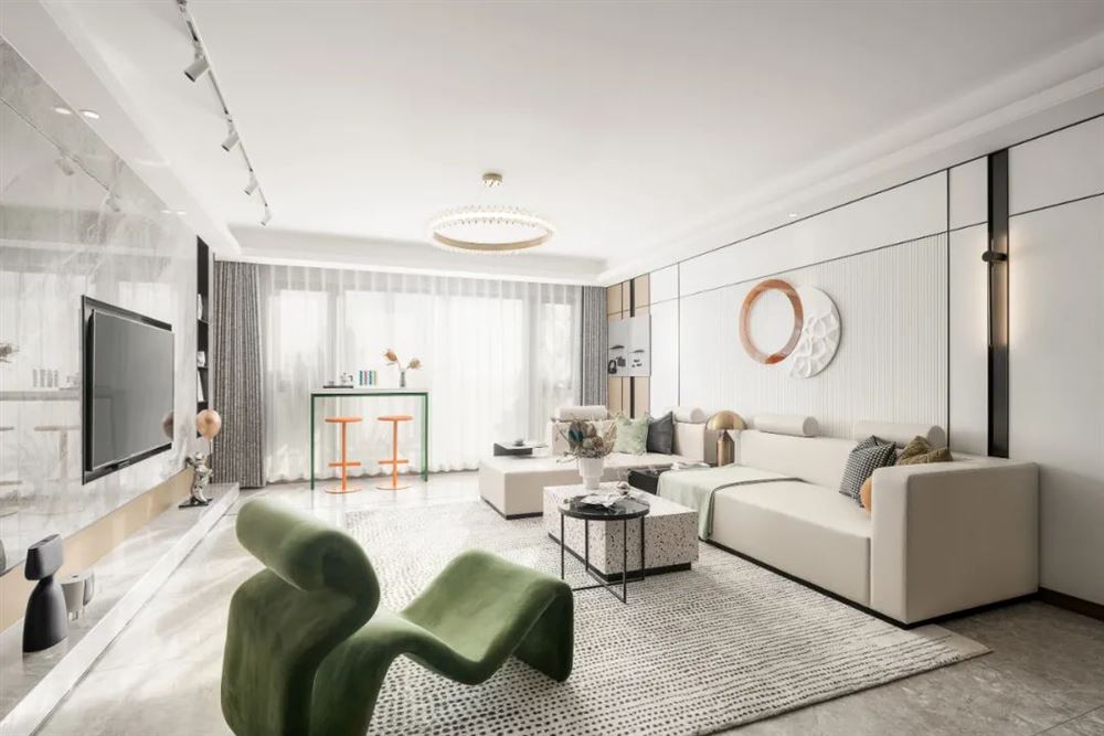 佛山市君御海城現(xiàn)代簡(jiǎn)約風(fēng)格三居室裝修案例