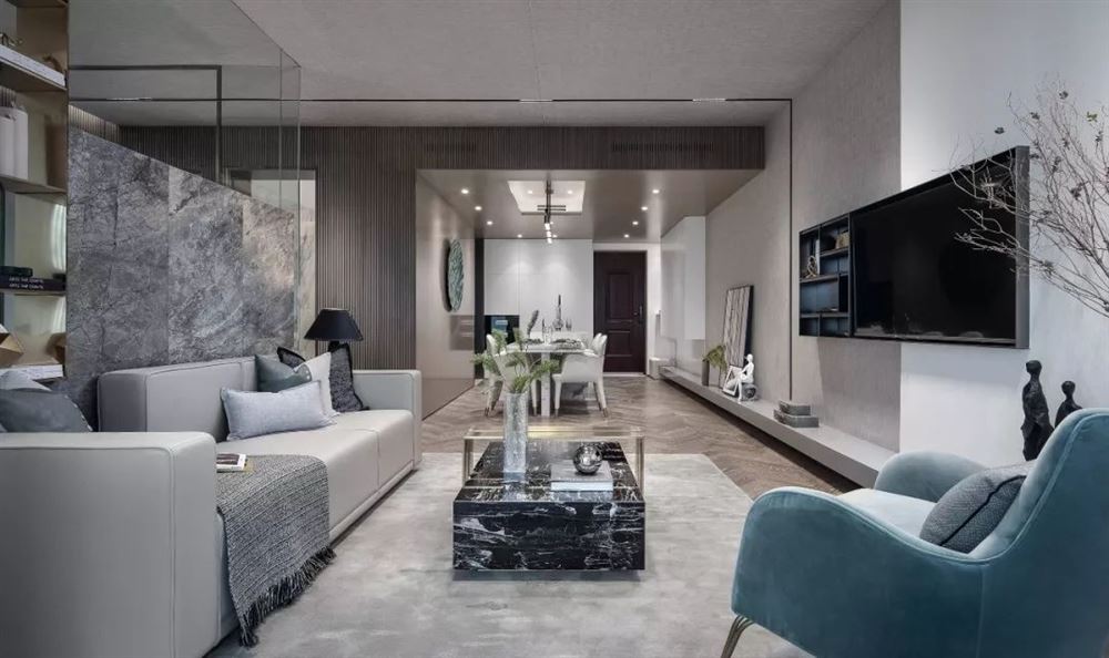 佛山市恒大山湖郡現(xiàn)代簡(jiǎn)約風(fēng)格四居室裝修案例